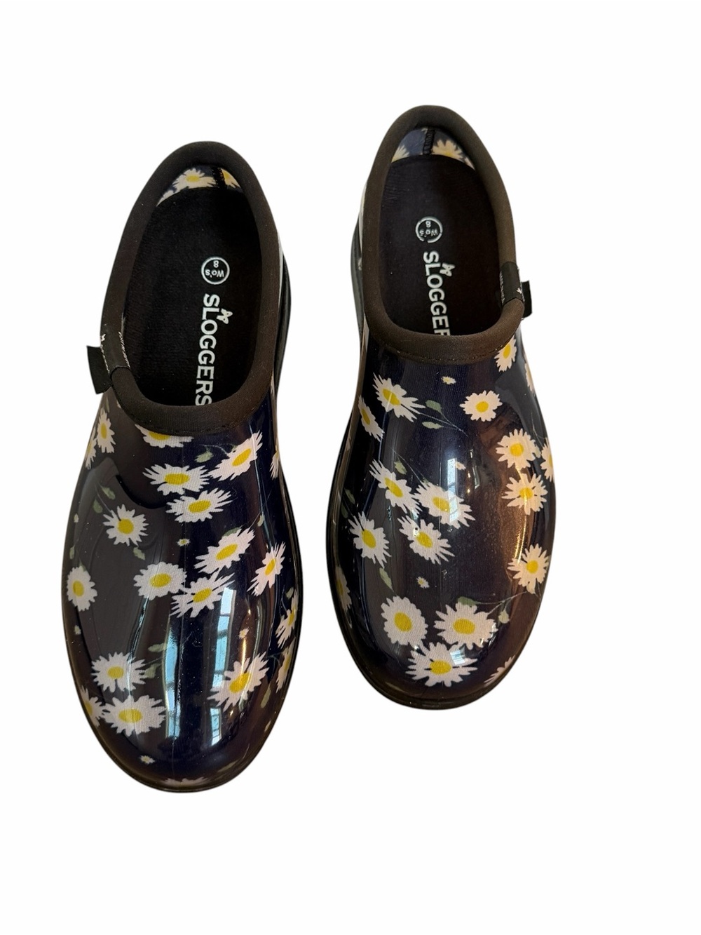Sloggers Women's Daisy Rain Clogs Waterproof, Gorpcore, Cottagecore, Casual Sz 8